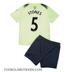 Manchester City John Stones #5 Tredjetrøje Børn 2022-23 Kortærmet (+ Korte bukser)